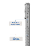 . Protective Gel Phone Case for Iphone 16 Pro Max - Clear