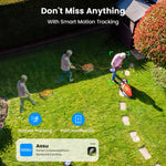 3K/5MP Security Cameras Wireless Outdoor,Solar Powered 400-Lumen Spotlight Camera,360°Pan/Tilt Surveillance,Night Vision,2.4G Wifi Camera,Auto Tracking,Ai Human/Vehicle/Pet Detection-2 Pack