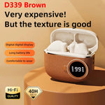 NEW HK3 Wireless BT5.3 Headset T2 TWS Headphones ENC Headphones LED Power Digital Display Stereo Sound Earphones for Sports