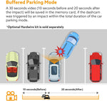 4K Dash Cam, 3840X2160P Ultra HD Car Dash Camera W/ Wifi, GPS, 8MP Sensor, 3.16