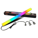COOLMOON ARGB LED Strip Light 5V 3Pin Small 4Pin Diamond Magnetic Colorful Atmosphere DIY Lamp Bar for PC Computer Case Chassis