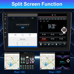 8 Core 4G+64G Carplay Car Stereo 10.1 Inch Double Din Android IPS Touch Screen Car Radio with Android Auto GPS Navigation/Wifi & 4G/Bluetooth 5.0/Fm/Am/Rds/Eq/Dsp/Mirror Link/Dual USB/SWC