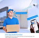 2K Wireless Security Camera System, 10CH NVR Kit,8Pcs 3MP Wifi Surveillance Cameras for Home Indoor/Outdoor Use,Night Vision,Waterproof, Motion Detection, 3TB Hard Drive and DC Power Included