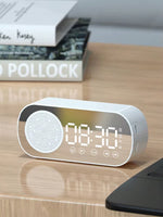 Wireless Bluetooth Speaker, Multi-Functional Loud Subwoofer Clock, Mini AI Smart Alarm Clock Speaker