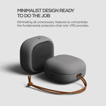 Compatible Galaxy Buds Case - Full Body Shockproof Hard Shell Cover (Modern-Sand Stone)