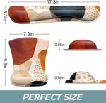 Mouse Pad Wrist Support Keyboard Wrist Rest Pad Ergonomic Mousepad Non-Slip Memory Foam Keyboard Pad Easy Typing Pain Relief Perfect for PC Laptop Gaming Office, Abstract Art Style