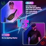 Led Fanny Packs with Bluetooth and Programmable, Crossbody Running Waist Bag DIY Backpack, LED Display Pixel Screen, for Men Women Daypack Daily Sports Mountaineering Travel