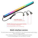 COOLMOON ARGB LED Strip Light 5V 3Pin Small 4Pin Diamond Magnetic Colorful Atmosphere DIY Lamp Bar for PC Computer Case Chassis