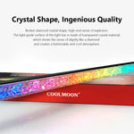 COOLMOON ARGB LED Strip Light 5V 3Pin Small 4Pin Diamond Magnetic Colorful Atmosphere DIY Lamp Bar for PC Computer Case Chassis