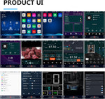 Android Car Stereo 9.5'' HD Vertical Touch Screen AI Intelligent Voice Control Double Din Car Radio with GPS Navigation Bluetooth Three USB FM/RDS Mirror Link Backup Camera External Microphone
