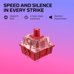 Alloy Origins Core - Tenkeyless Mechanical Gaming Keyboard, Software Controlled Light & Macro Customization, Compact Form Factor, RGB LED Backlit, Linear Red Switch,Black