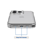 . Protective Gel Phone Case for Iphone 16 Pro Max - Clear