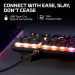 Alloy Origins Core - Tenkeyless Mechanical Gaming Keyboard, Software Controlled Light & Macro Customization, Compact Form Factor, RGB LED Backlit, Linear Red Switch,Black