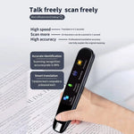 Translator Pen ,Portable Text to Speech Reading Pen 112 Language Translator Device with 3.0 Inch Electronic Smart Touch Screen Wireless Translation Pen for Students Adults Traveler Business