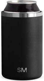 Standard Can Cooler for Beer, Soda, Sparkling Water | Vacuum Insulated Stainless Steel Drink Sleeve Holder Gift for 12Oz Regular | Ranger Collection | Midnight Black