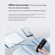 Translator Pen ,Portable Text to Speech Reading Pen 112 Language Translator Device with 3.0 Inch Electronic Smart Touch Screen Wireless Translation Pen for Students Adults Traveler Business