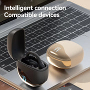 Translator Earbuds Bluetooth 5.4 Noise Cancelling Two-Way Voice Translator Ear Hook Real Time AI Translation Earphone