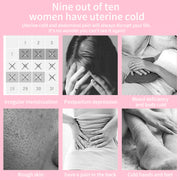 Electric Heating Menstrual Vibration Pad Belt for Period Pain Relief Cramps US