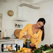 Wireless Lavalier Microphone for Iphone - Lapel Microphone Wireless Microphone with Clip Mini Lapel Mic for External Recording Video Recording