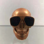 Skull Head Speaker Portable Mini Bluetooth-Compatible Wireless HD Stereo Speakers Skull Head Subwoofer Creative Home Ornament
