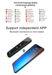 G6 Smart Multi Language Voice Translator, Black