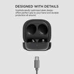 Compatible Galaxy Buds Case - Full Body Shockproof Hard Shell Cover (Modern-Sand Stone)
