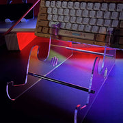 Keyboard Display Stand Transparent Acrylic Keyboard Stand for Computer Mechanical Keyboard Holder Layer Rack Keyboard Tray