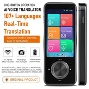 M9 Language Translator Device 107 National Languages Intelligent Translator Real-Time Voice, Recording, Text Translation Device