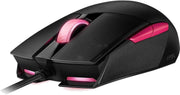 Optical Gaming Mouse - ROG Strix Impact II Electro Punk Edition | 6,200 DPI Sensor | Wired Gaming Mouse for PC | Ultimate Comfort | Aura Sync RGB, Armoury II