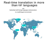 G6 Smart Multi Language Voice Translator, Black