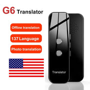 G6 Smart Multi Language Voice Translator, Black