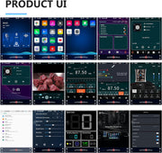 Android Car Stereo 9.5'' HD Vertical Touch Screen AI Intelligent Voice Control Double Din Car Radio with GPS Navigation Bluetooth Three USB FM/RDS Mirror Link Backup Camera External Microphone