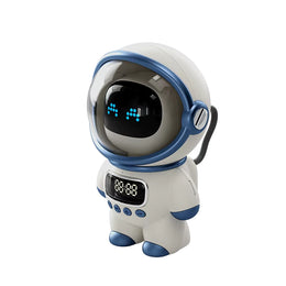 Smart Astronaut Bluetooth-Compatible Speaker Mini Sound Box Portable Stereo Ai Interactive Audio with Alarm Clock Creative Gift