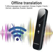 G6 Smart Multi Language Voice Translator, Black