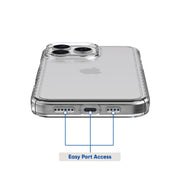 . Protective Gel Phone Case for Iphone 16 Pro Max - Clear