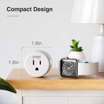 Mini Smart Plug Works with Alexa and Google Home, APP Control & Timer Function, No Hub Required,Etl FCC Listed (4 Pack) Outlets