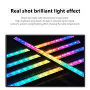 COOLMOON ARGB LED Strip Light 5V 3Pin Small 4Pin Diamond Magnetic Colorful Atmosphere DIY Lamp Bar for PC Computer Case Chassis