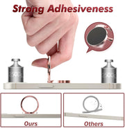 Cell Phone Ring Holder, Finger Ring Stand, 360 Degree Rotation Finger Ring Kickstand, Metal Grip Holder for Most Smart Phones, Iphone, Samsung, LG, Sony (Pink)